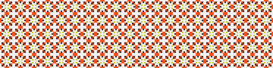 Abstract Cross Pattern Dots Logo generative computational art illustration