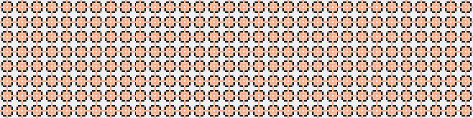 Abstract Cross Pattern Dots Logo generative computational art illustration
