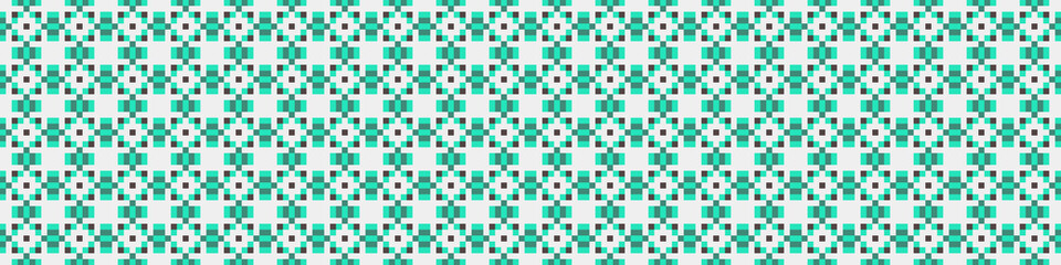 Abstract Cross Pattern Dots Logo generative computational art illustration