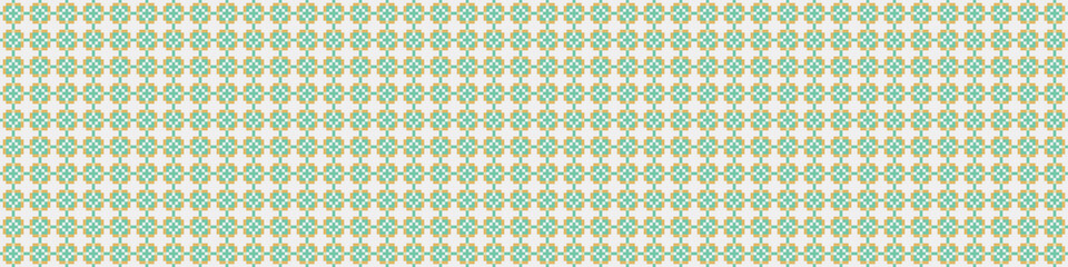 Abstract Cross Pattern Dots Logo generative computational art illustration