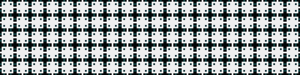 Abstract Cross Pattern Dots Logo generative computational art illustration