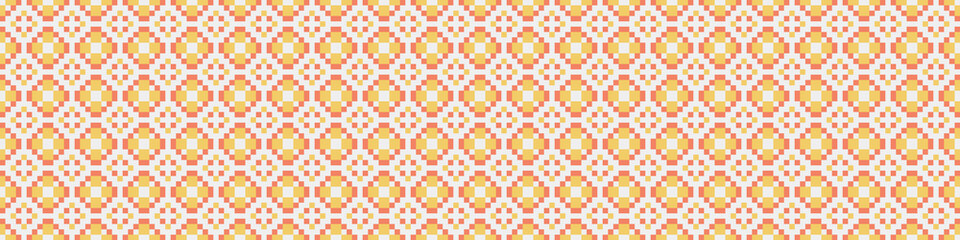 Abstract Cross Pattern Dots Logo generative computational art illustration