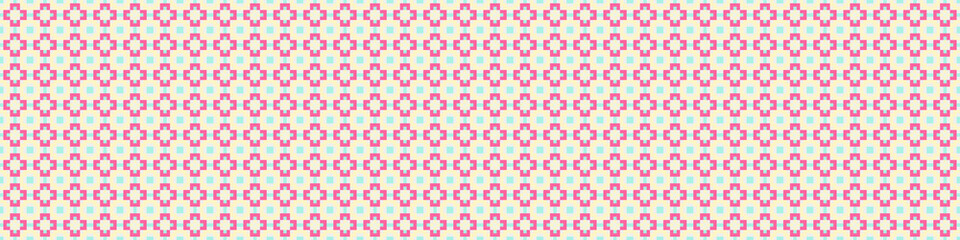 Abstract Cross Pattern Dots Logo generative computational art illustration