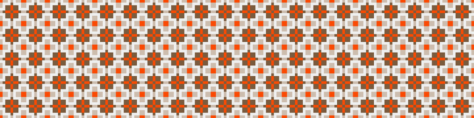 Abstract Cross Pattern Dots Logo generative computational art illustration