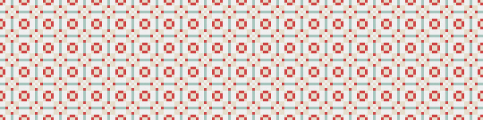 Abstract Cross Pattern Dots Logo generative computational art illustration