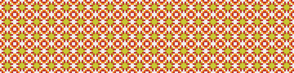 Abstract Cross Pattern Dots Logo generative computational art illustration