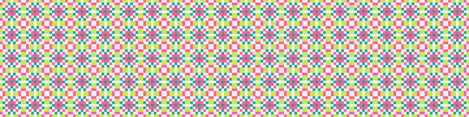 Abstract Cross Pattern Dots Logo generative computational art illustration