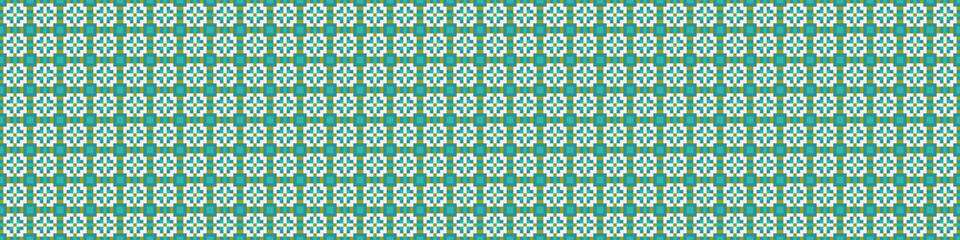 Abstract Cross Pattern Dots Logo generative computational art illustration