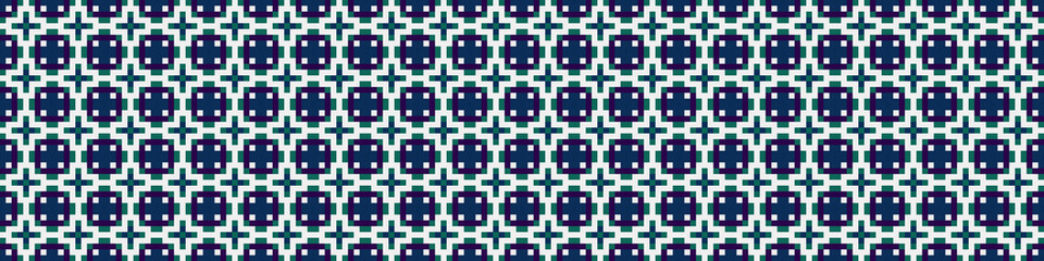 Abstract Cross Pattern Dots Logo generative computational art illustration