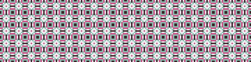 Abstract Cross Pattern Dots Logo generative computational art illustration