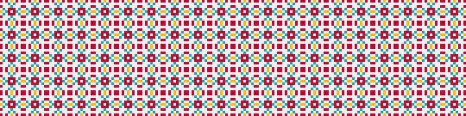 Abstract Cross Pattern Dots Logo generative computational art illustration