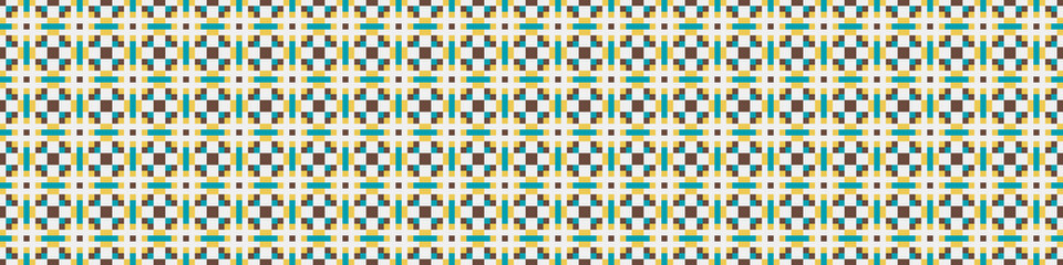 Abstract Cross Pattern Dots Logo generative computational art illustration