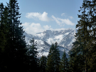 Hiking tour Kohlbergspitze mountain in Tyrol, Austria