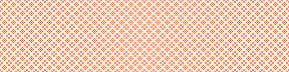 Fototapeta premium Abstract Cross Pattern Dots Logo generative computational art illustration