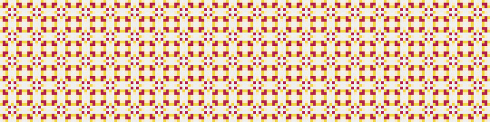 Fototapeta premium Abstract Cross Pattern Dots Logo generative computational art illustration