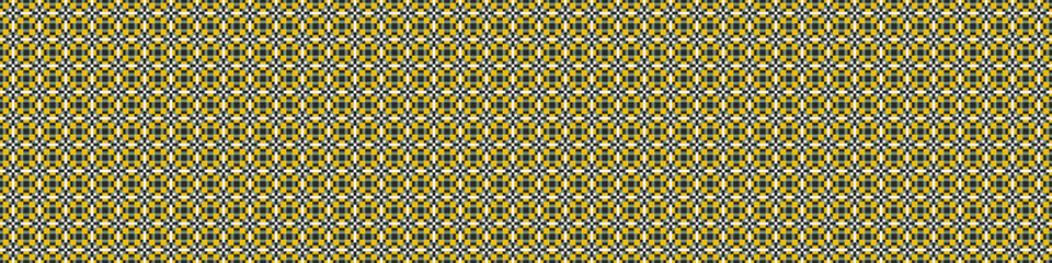 Abstract Cross Pattern Dots Logo generative computational art illustration