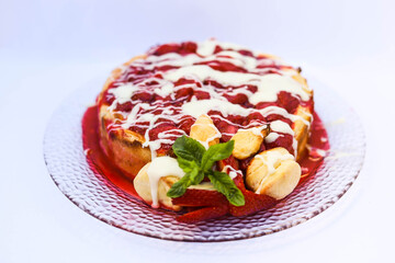 pancakes with berries