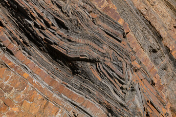 abstract picture of sedimentary rocks