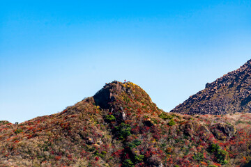 長崎県雲仙市　雲仙野岳から望む風景