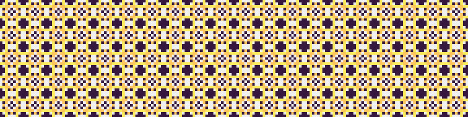 Abstract Cross Pattern Dots Logo generative computational art illustration