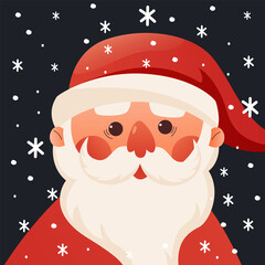 Face santa claus 