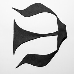 symbol. letter, decoration,art. text,education