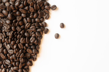 Coffee beans isolated