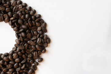 Coffee beans isolated
