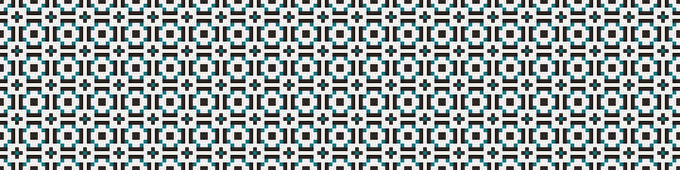 Abstract Cross Pattern Dots Logo generative computational art illustration