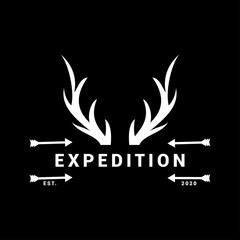 Deer logo icon vector template.