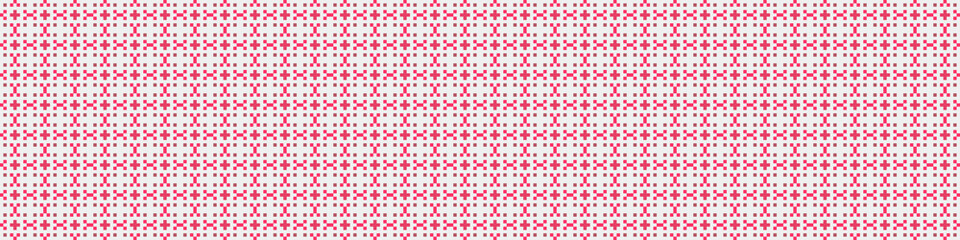 Abstract Cross Pattern Dots Logo generative computational art illustration