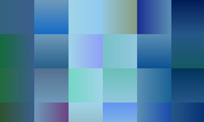 Modern blue and light blue polygonal background, digitally created