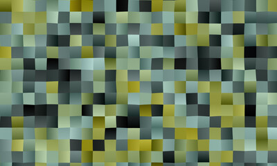 Original Green and grey polygonal background, digitally created