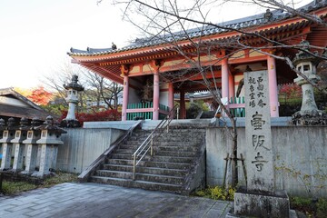 奈良県　壷阪寺の紅葉