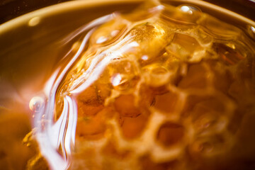 Honeycomb healthy jar shining
