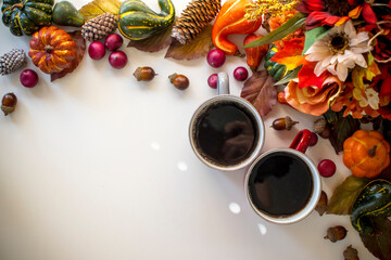 Obraz na płótnie Canvas Coffee and Seasons