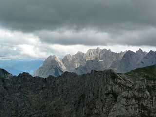 Pyramidenspitze mountain hiking tour in Tyrol, Austria