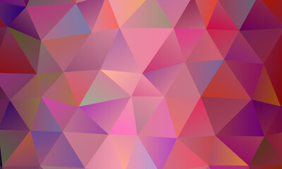 Original Pink and magenta polygonal background, digitally created