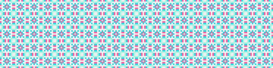 Abstract Cross Pattern Dots Logo generative computational art illustration
