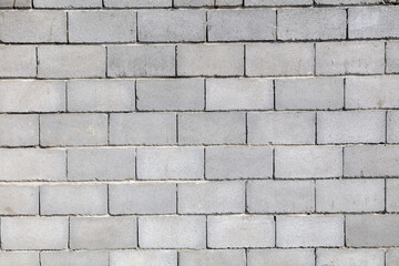 Wall from cinder blocks as an abstract background
