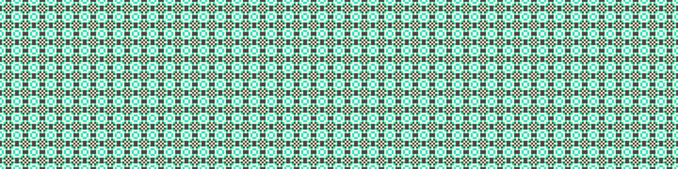 Abstract Cross Pattern Dots Logo generative computational art illustration