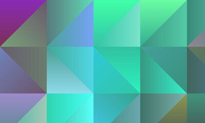 Original Red and light blue polygonal background, digitally created