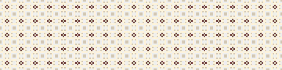 Fototapeta premium Abstract Cross Pattern Dots Logo generative computational art illustration