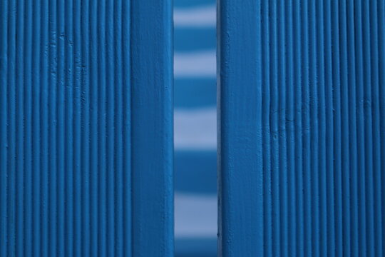 Full Frame Shot Of Blue Wall