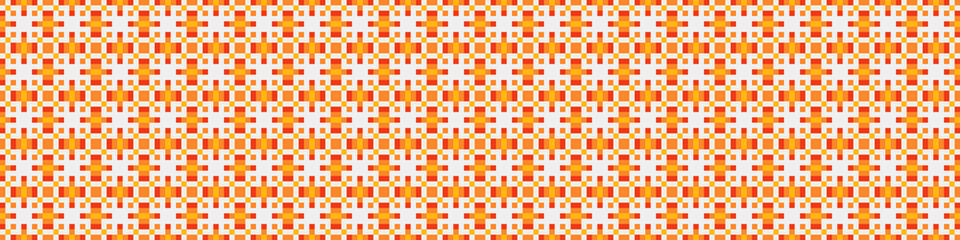 Fototapeta premium Abstract Cross Pattern Dots Logo generative computational art illustration