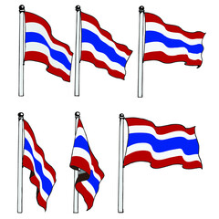 Thailand flags of the world