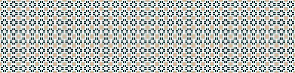 Abstract Cross Pattern Dots Logo generative computational art illustration