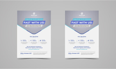 corporate business flyer template design, Flyer template layout design, Creative Corporate & Business Flyer Template Design, abstract business flyer, Corporate Business flyer template vector des