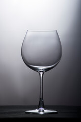 Translucent glass on white background.
