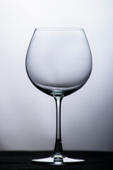 Translucent glass on white backgrounTranslucent glass on white background.d.